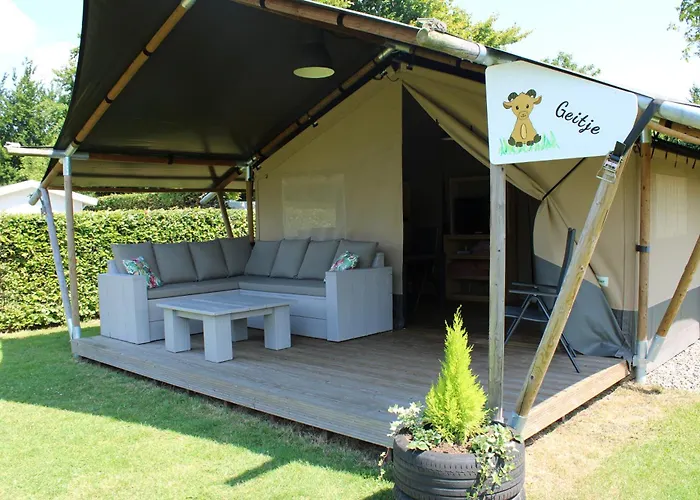 Safaritent Geitje Met Privé Sanitair Tente de luxe